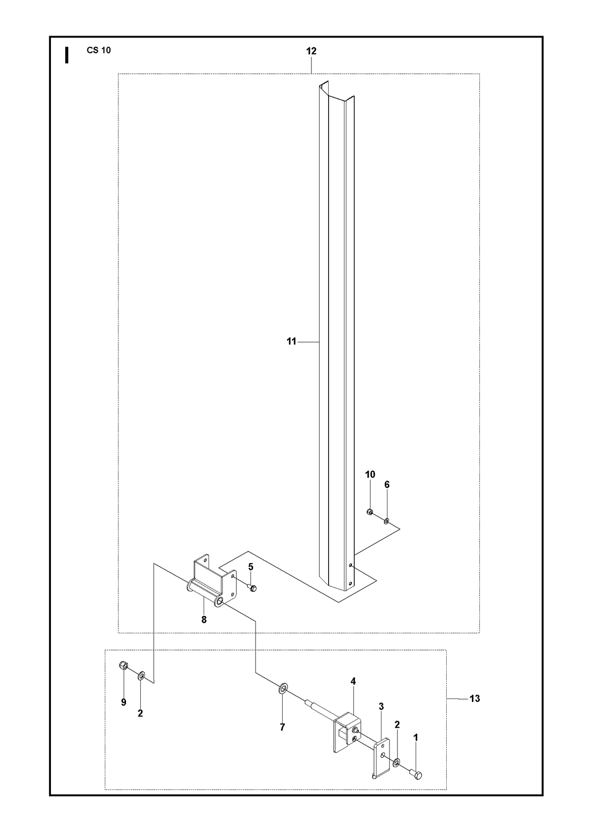 Husqvarna 576342301 onderdelentekening - positie 8