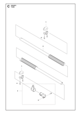 Husqvarna 501852301 onderdelentekening - positie 2
