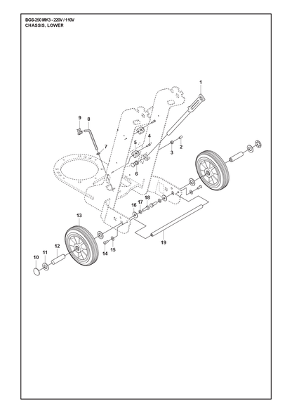 Husqvarna 506504803 onderdelentekening - positie 11