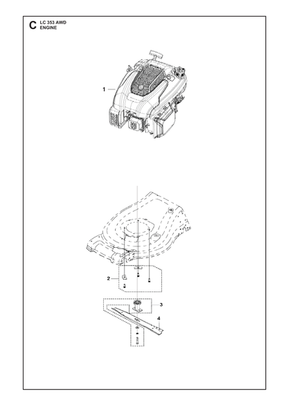 Husqvarna 598452701 onderdelentekening - positie 3