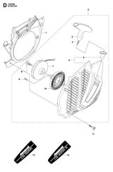 Husqvarna 501986702 onderdelentekening - positie 5