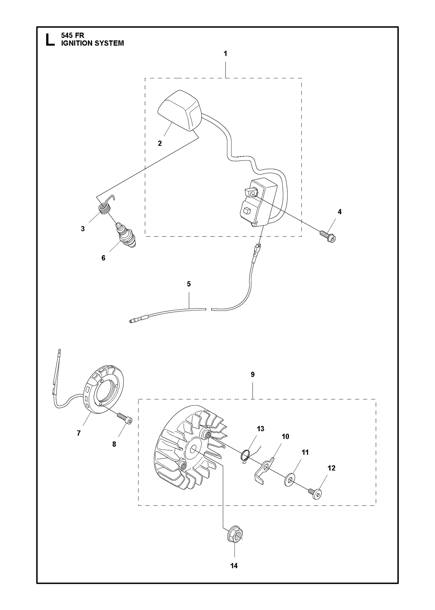 Husqvarna 503812901 onderdelentekening - positie 13