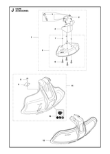 Husqvarna 501320403 onderdelentekening - positie 1