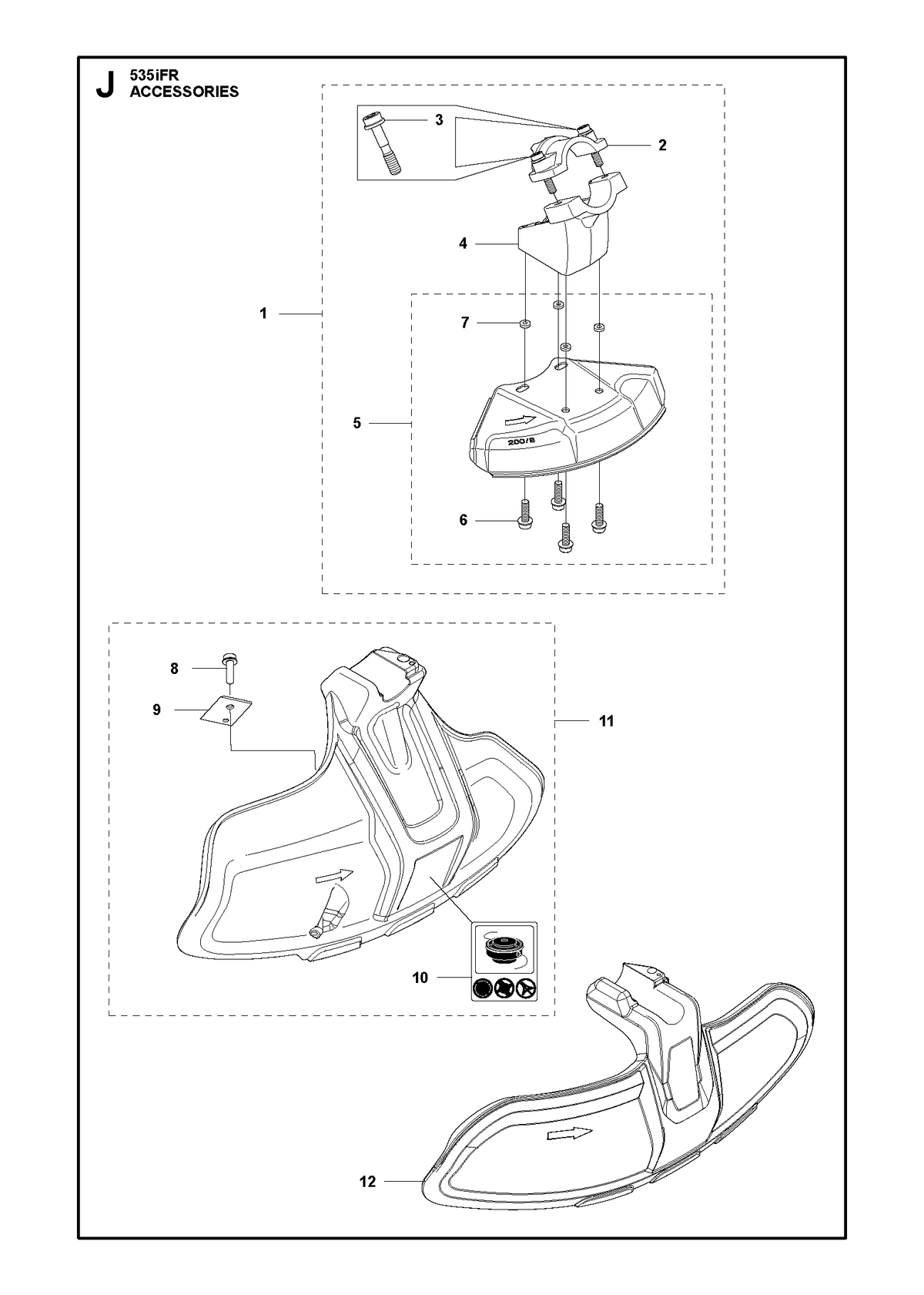 Husqvarna 501320802 onderdelentekening - positie 4
