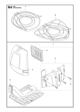 Husqvarna 502435802 onderdelentekening - positie 1