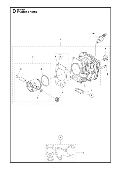 Husqvarna 505408301 onderdelentekening - positie 7