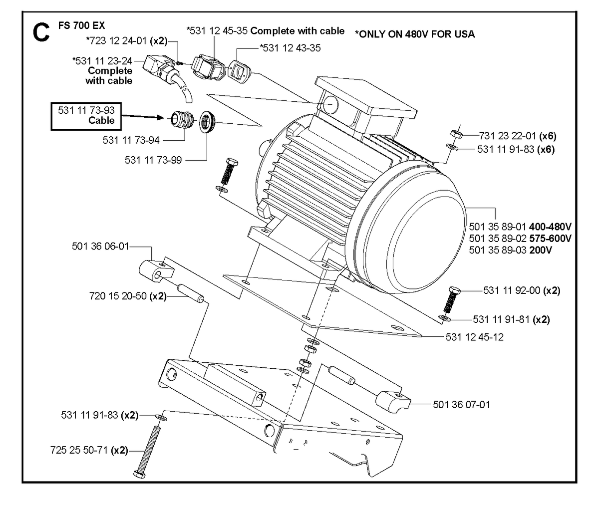 Husqvarna 531117399 onderdelentekening - positie 18