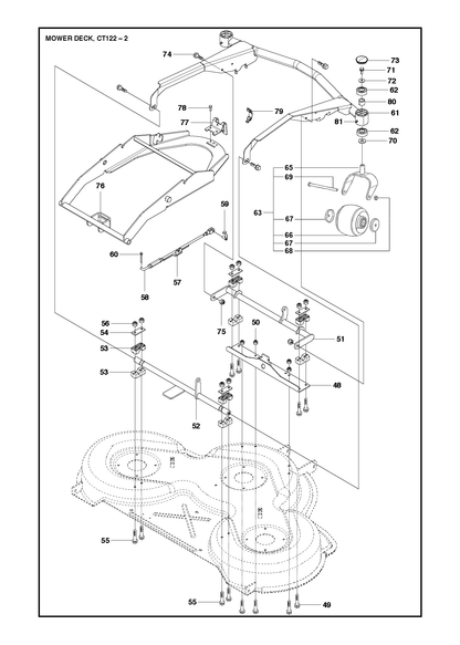 Husqvarna 590046101 onderdelentekening - positie 62