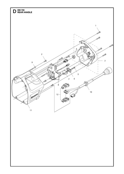 Husqvarna 536659501 onderdelentekening - positie 6
