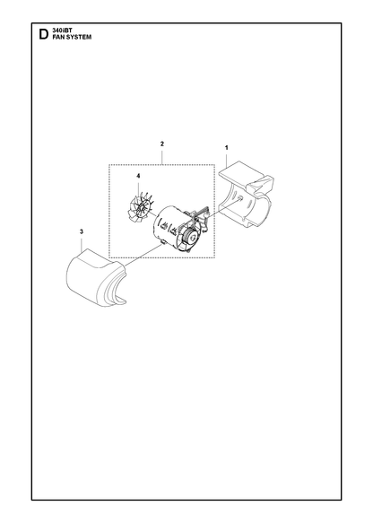 Husqvarna 594906501 onderdelentekening - positie 3