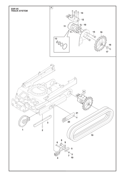 Husqvarna 575286602 onderdelentekening - positie 6