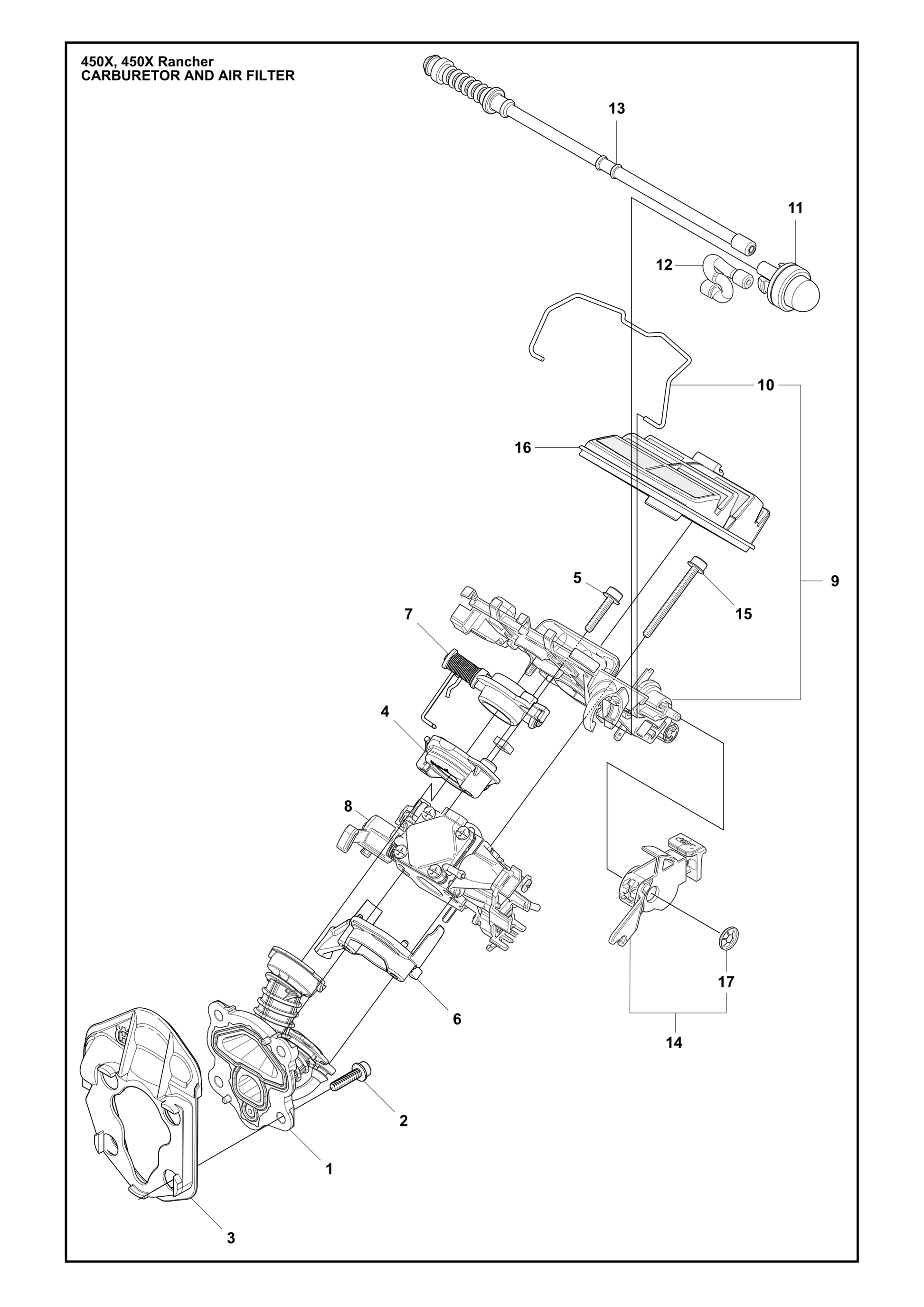 Husqvarna 510269222 onderdelentekening - positie 15