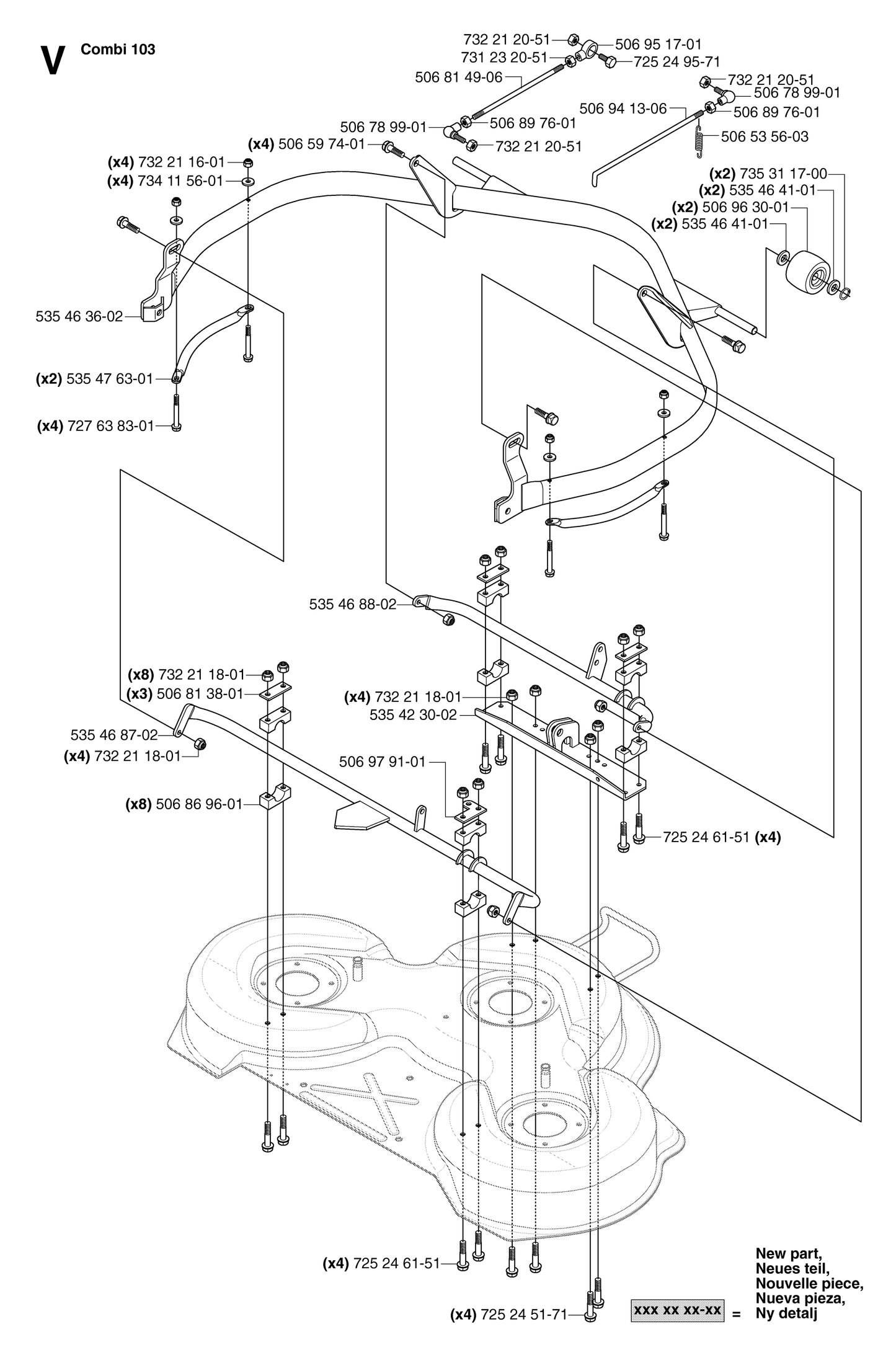 Husqvarna 506814906 onderdelentekening - positie 3