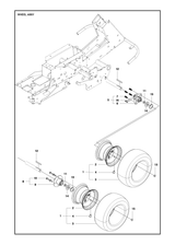 Husqvarna 504630001 onderdelentekening - positie 1