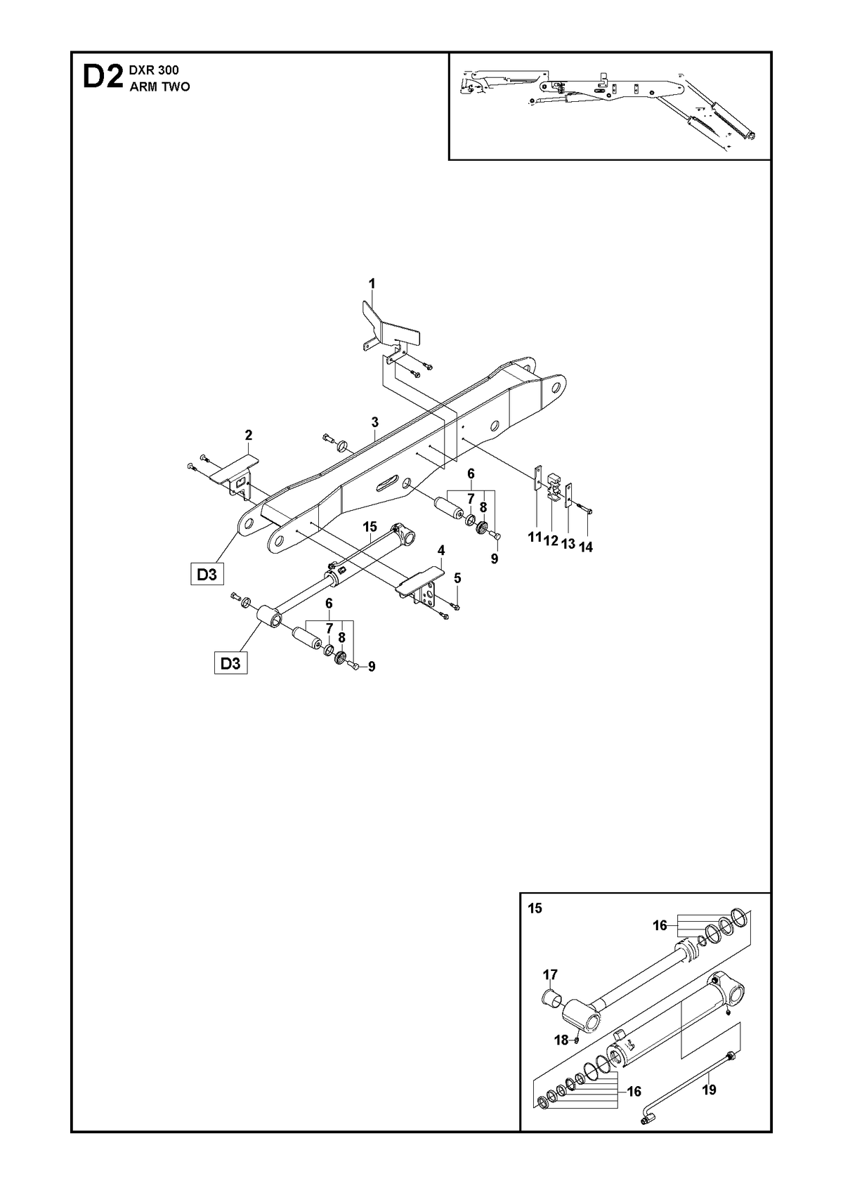 Husqvarna 581207501 onderdelentekening - positie 3