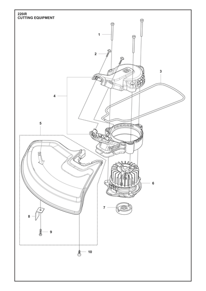 Husqvarna 529970401 onderdelentekening - positie 7