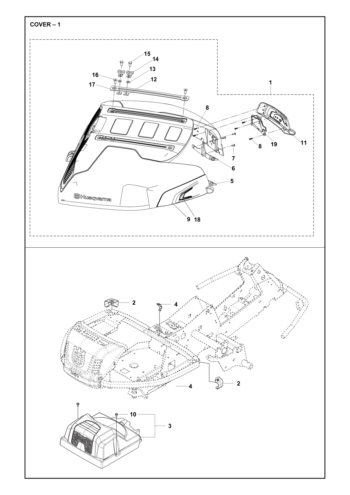 Husqvarna 531394901 onderdelentekening - positie 18