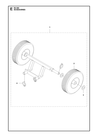 Husqvarna 531140624 onderdelentekening - positie 2