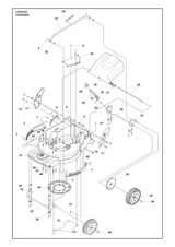 Husqvarna 582866701 onderdelentekening - positie 42