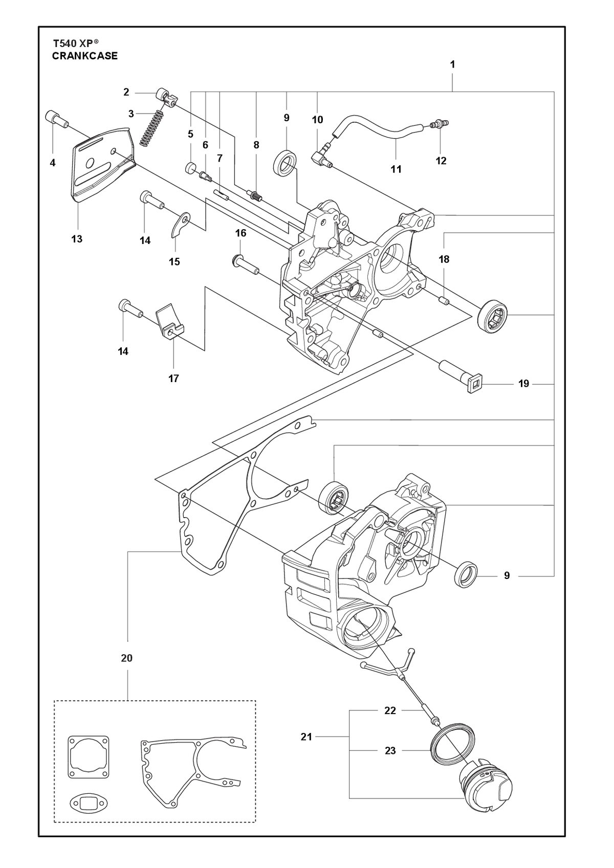 Husqvarna 599810901 onderdelentekening - positie 11