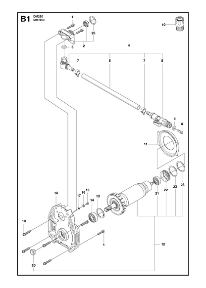 Husqvarna 502496501 onderdelentekening - positie 3