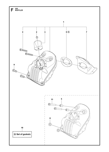 Husqvarna 505171301 onderdelentekening - positie 3