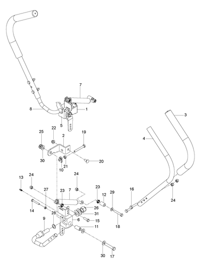 Husqvarna 874780844 onderdelentekening - positie 17