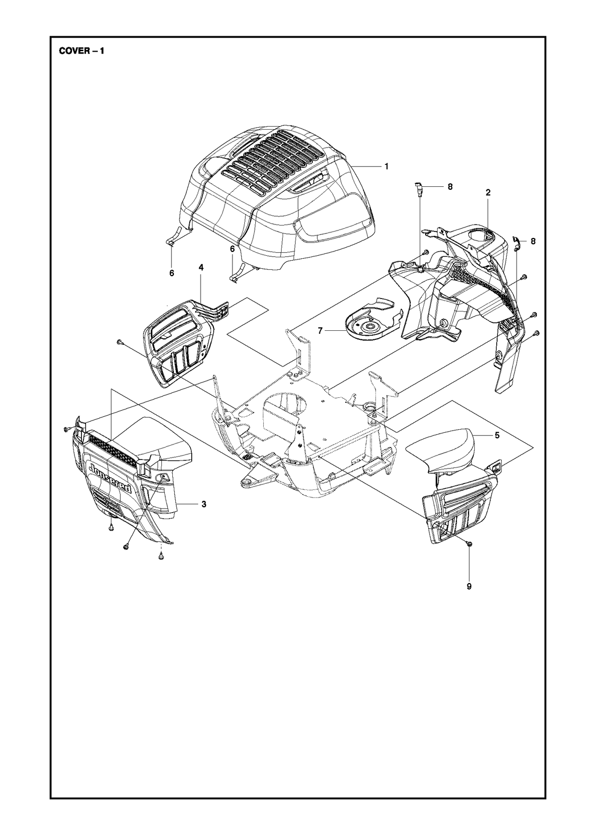 Husqvarna 584263102 onderdelentekening - positie 5