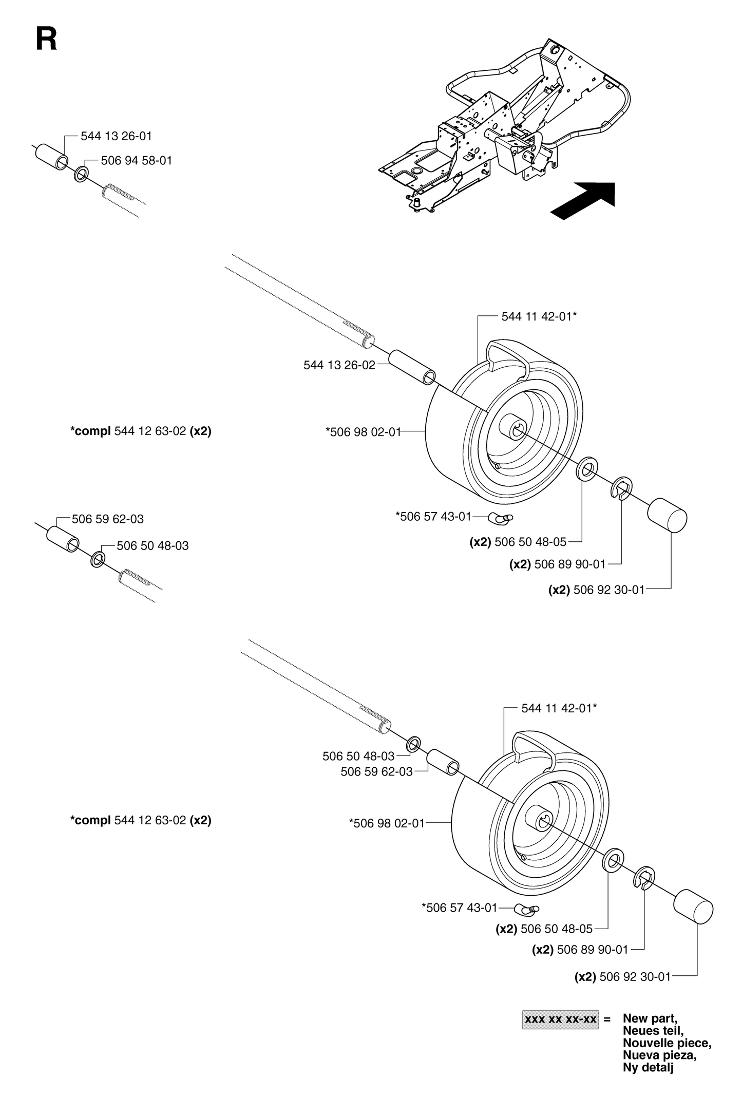 Husqvarna 506923001 onderdelentekening - positie 7