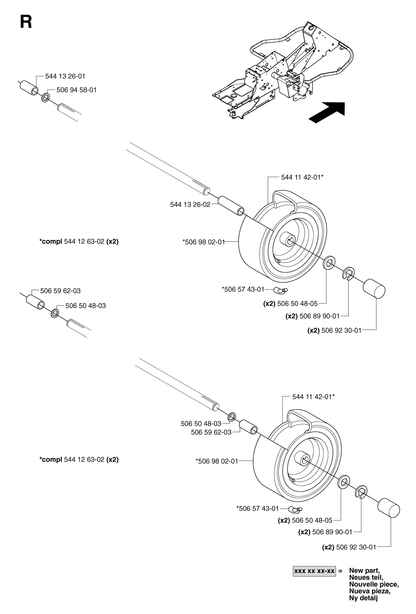 Husqvarna 506923001 onderdelentekening - positie 7