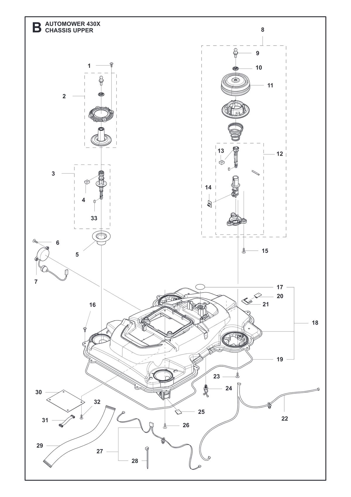Husqvarna 588566501 onderdelentekening - positie 31