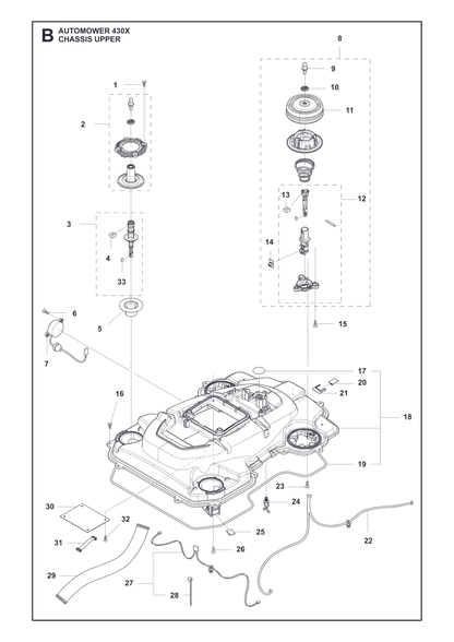Husqvarna 588566501 onderdelentekening - positie 31