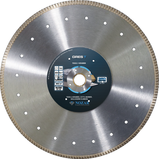 Nozar Gres T Diamant Doorslijpschijf - 350 mm - Keramiek