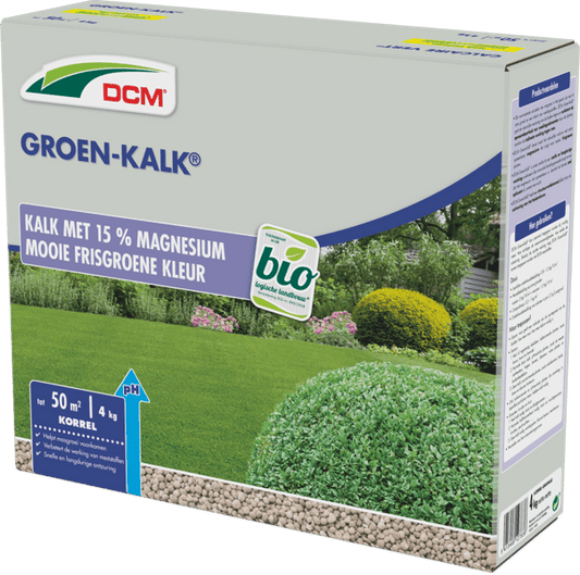 DCM Groen-Kalk Gekorrelde magnesiumkalk - 4 KG-keizers.nu