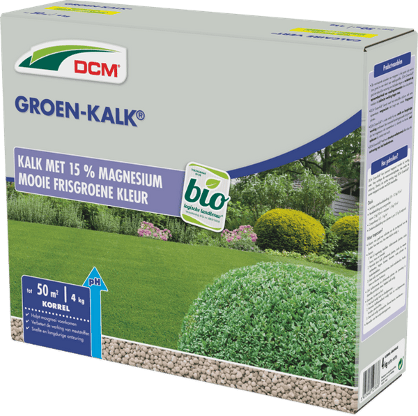 DCM Groen-Kalk Gekorrelde magnesiumkalk - 4 KG