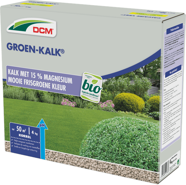 DCM Groen-Kalk Gekorrelde magnesiumkalk - 4 KG-keizers.nu