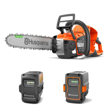 Husqvarna 542i XP® Accu Kettingzaag + BLi200 Accu + 40-B220X Accu | Set met 2 accu's