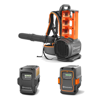 Husqvarna 570iBT Accu Rugbladblazer + BLi200 Accu + 40-B220X Accu | Set met 2 accu's