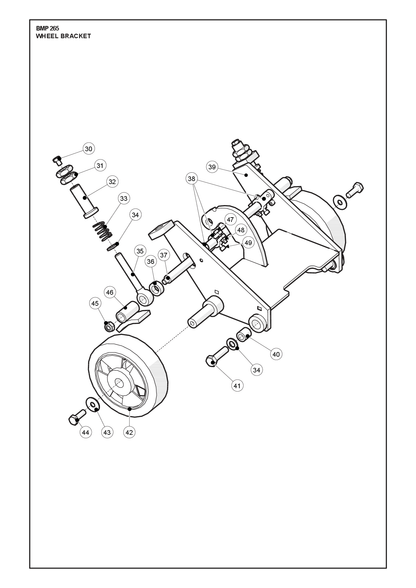 Husqvarna 534366201 onderdelentekening - positie 46