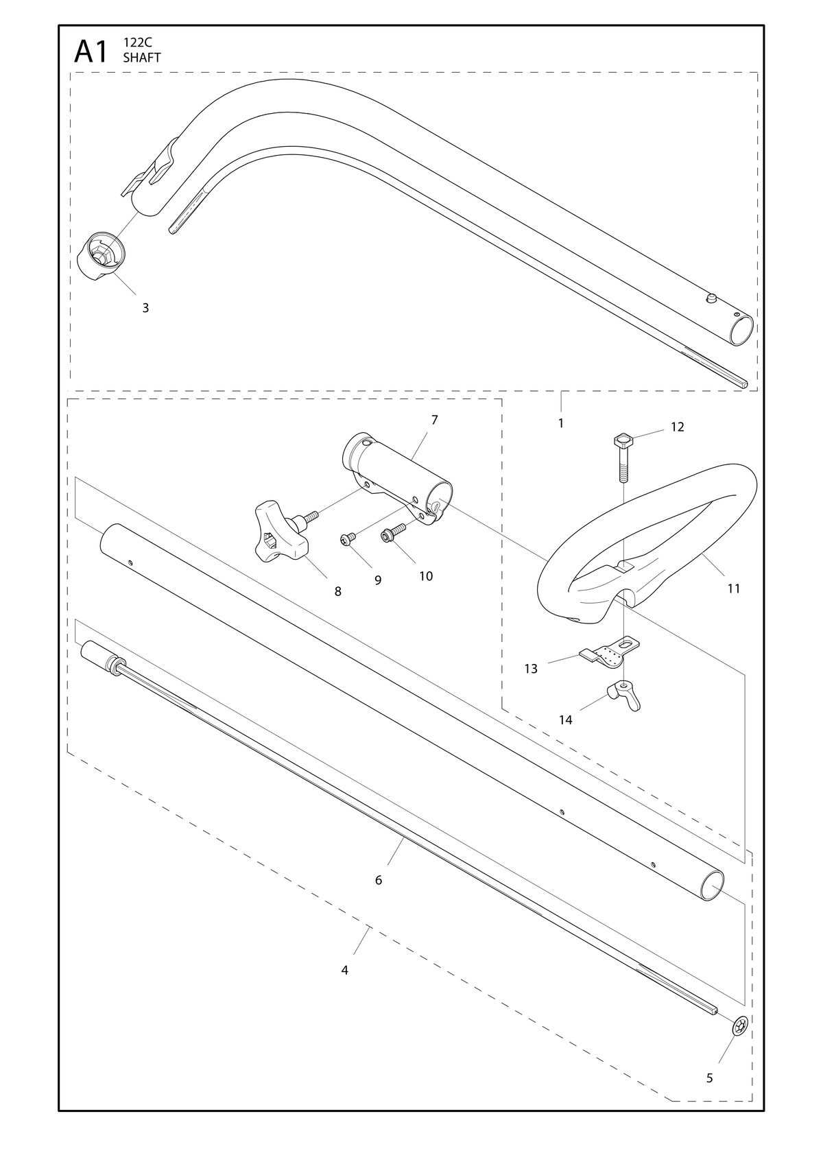 Husqvarna 574418301 onderdelentekening - positie 3