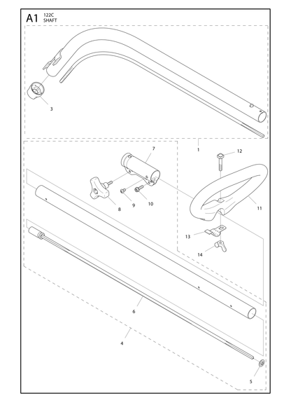Husqvarna 574327701 onderdelentekening - positie 7
