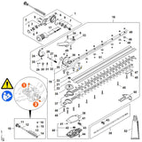 STIHL 4243-640-0535 Aandrijfhuis positie 1 technische tekening
