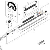STIHL HA047117300 Beschermkous 1147 mm positie 6 technische tekening