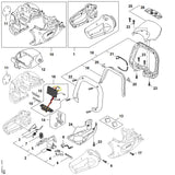 STIHL HA064300500 Schakelaar positie 8 technische tekening