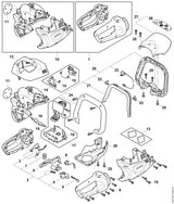 STIHL HA074358901 Bladveer positie 6 technische tekening