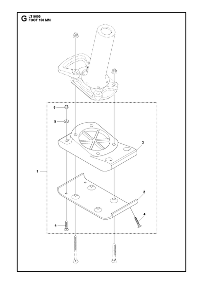 Husqvarna 594461901 onderdelentekening - positie 3