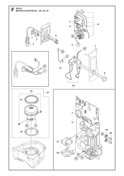 Husqvarna 599249311 onderdelentekening - positie 3