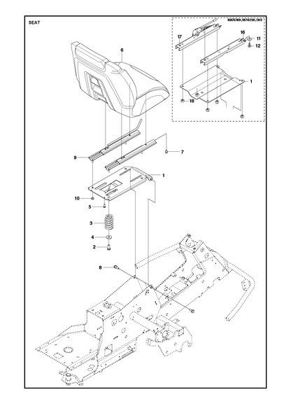 Husqvarna 535401801 onderdelentekening - positie 11