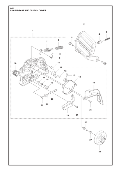 Husqvarna 525755105 onderdelentekening - positie 26
