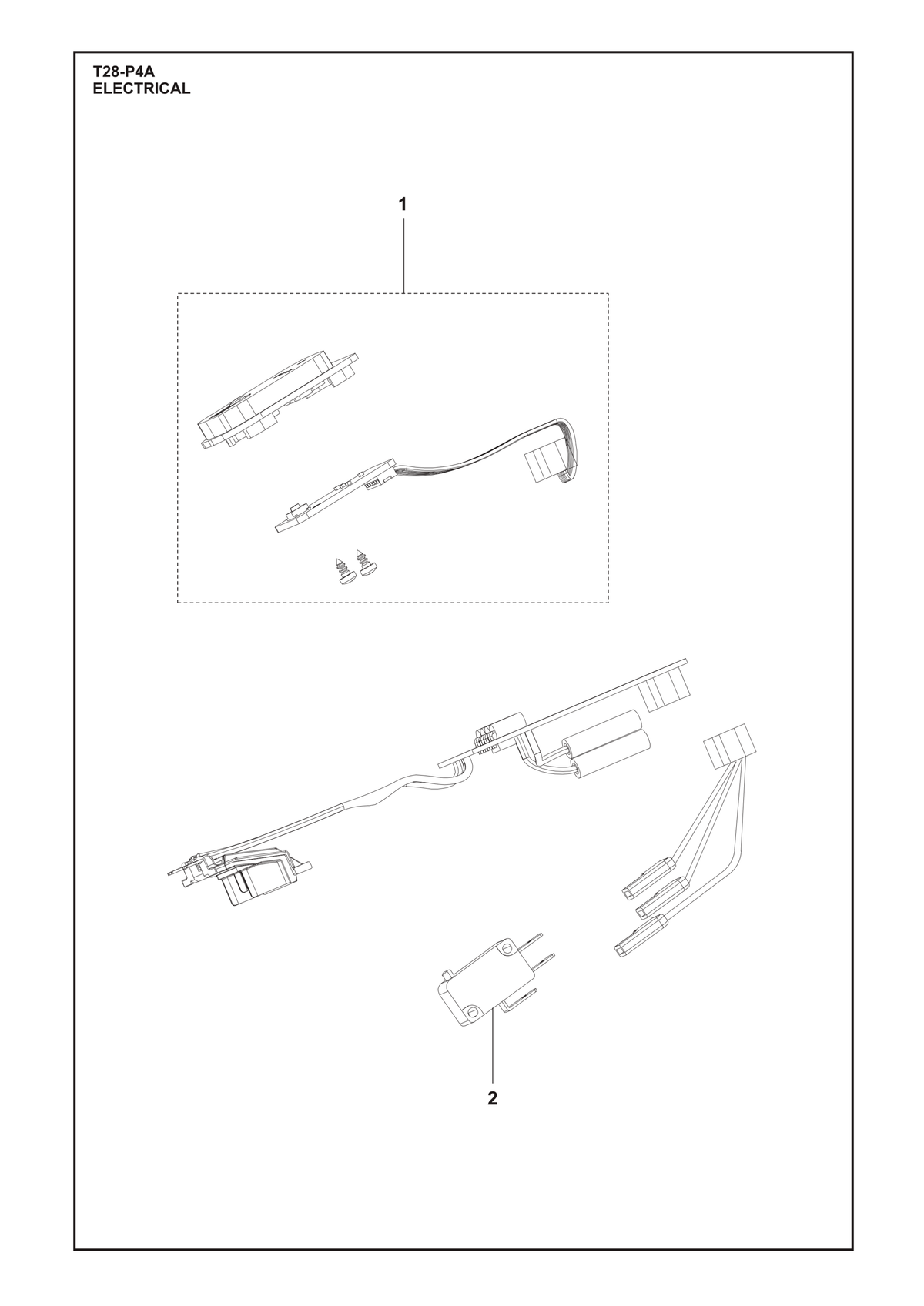 Husqvarna 537622101 onderdelentekening - positie 2